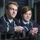 King's High School mountain-biking brothers Dan and Josh McCombie. Photo by Gerard O'Brien.