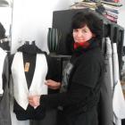 Kingston jewellery and clothing designer Jane Sutherland stands in her workshop, from which she...