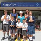 KingsView School academic excellence and good character award-winners (from left) Joshua...