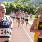 Kirsty Morris edges Matthew Bixley to win the Ness Cup at the Caledonian Ground on Saturday....