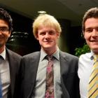 Kishen Kaurah, Oliver Hornbrook, and Nathan Blane. Photo supplied.