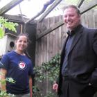 Kiwi Birdlife Park wildlife manager Nicole Kunzmann and the Rydges resort general manager John...