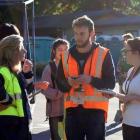 Kohan McNab helps lead the Student Volunteer Army after the 2011 Christchurch earthquake. Photo...
