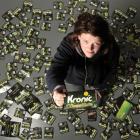 Kristyn Scott with some of the packets of synthetic cannabis she has smoked over the past five...