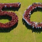 Kaikorai Valley College's 900 staff and pupils shape up as part of the school's 50th reunion...