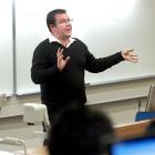 Labour Wellington Central MP Grant Robertson gives a talks to law students at the University of...