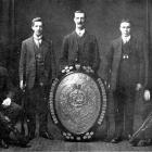 Ladies' Challenge Shield for target shooting won by the Dunedin Defence Rifle Club at the Otago...