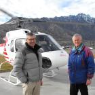 Lakes District Air Rescue Trust executive secretary Tony Hill (left) and chairman Jules Tapper...