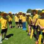 Left:  Ardgowan School pupils Logan Wilson (10), left, Jason Kelly (10), back left, Zanskar...