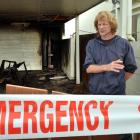 Leith St resident Nick Maydon was woken up by passers-by telling him the carport at his Housing...