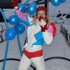 Lift senior Jack Haughey (27), of Scunthorpe, England, sporting a formidable ski ensemble. Photo...