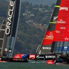 Light winds mean there may be only one race between Team NZ and Oracle in San Francisco today....