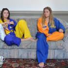 Lily Adsett (left) and Jamie Constable at their Castle St flat. Photo: Christine O'Connor