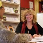 Literacy Aotearoa Dunedin tutor Sandy McKay (right) and learner Meli Iaseto (left) focus on...