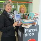 Literacy North Otago manager Helen Jansen and NZ PostShop Oamaru manager Sandy Ballantyne with...