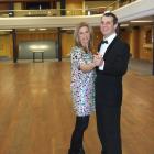 Local's Ball organising committee members Joel Peasey and Michelle Trapski glam up inside the...