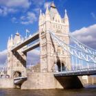 London's Tower Bridge  has only a veneer of stone. Photo by Paul Granston.