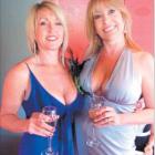 Looking glamorous: Caroline Jessop (left), of Dalefield, and Karen Reeves, of Lake H ayes Estate,...