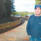 Luge man: New Zealand Olympic Luge Association president Geoff Balme, of Hamilton, at the Naseby...