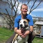 Luggate man David Lundin  with his dog, Bohdi, who has been classed as menacing. Photo by Lucy...