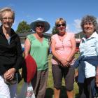 Lyne Carlyle of Warrington, Rae Holtom of Helensburgh, Lyn Hastie of Warrington, and Rosalie...