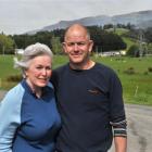 Lynn and Paul Bennett,  who had to flee from their home after flames came close to claiming the...