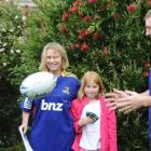 Lynnette Scott and son Sam Thompson (11) and daughter Sarah Thompson (9) with the spoils of the...