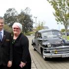 Macdonald and Weston Funeral Directors managing director Sharron Hanley and her husband David,...