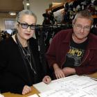 Making it work . . . Margi and Chris Robertson, of fashion label Nom*D and Plume clothing stores,...