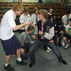 Male leads for Wakatipu High School's upcoming musical production of Grease Alex Fraser (Kenickie...