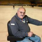 Manager Neil Gamble at the Dunedin Ice Stadium yesterday.