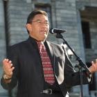 Maori Party member Hone Harawira is shown in this July file photo. Credit: NZPA / Andrew Labett