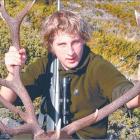 Marksman: Timaru’s Ian Irvine with a red stag he shot in April from a range of 550m. The 18-year...