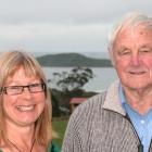 Martin Palmer and his daughter Robyn Ashton stand in front of Moturata/Taieri Island. They have...