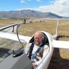 Martyn Cook, of Wellington, gets ready to take to the sky. Photos by Andrew Ashton.