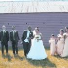 Marvin and Geua with their wedding party following their marriage in Palmerston. Photo by Moira...