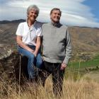 Mary and John Lee in the Cardrona Valley. Photo by Stephen Jaquiery
