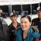 Masters Games manager Aaron Joy stands with volunteers (from left) Judy Maguire, Kelly Taylor and...