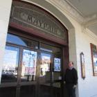 Mayfair Theatre manager and trust member Bruce Collier outside the main entrance to the South...