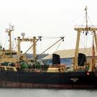 Melilla 201 remains at the Birch St wharf after it was seized by the Ministry for Primary...