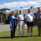 Members of the Alexandra Business Group (from left) Daphne Hull, Alan McLellan, Stu Millis and...