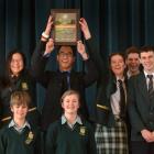 Members of the Bayfield High School  team which was the top school in Otago in the  ASTA + NZASE...