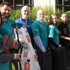 Members of the Christchurch Symphony Orchestra who visited Wakatipu High School on Friday were ...