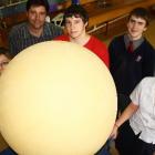 Members of the Dunedin Space Programme (from left) Mitchell Scott (12), Amadeo Enriquez...