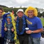 Members of the May family (from left) Tarris (17), of Timaru, Harry (12), of Oamaru, Blue, of...