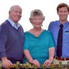 Members of the Neill family, from left, Sam (65), Christine (64) and Kevin (31), who are all...