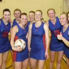 Members of the the University-Albion team (from left) Claire Kersten, Kirsten Craig, Jaimee Power...