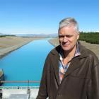 Meridian chief executive Mark Binns at the Pukaki hydro canal. Photo by Andrew Ashton.