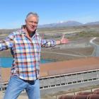 Meridian chief executive Mark Binns looks over the Ohau A power station. Photo by Andrew Ashton.