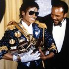 Michael Jackson and Quincy Jones at the Grammys in 1983.